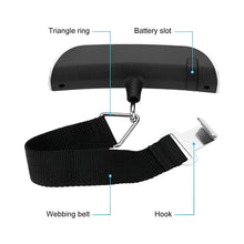 50kg/110lb Portable Electronic Hand Luggage Scale LCD Digital Display