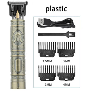 T9 LCD Electric Hairdresser Oil Shaving Head Electric Pusher Carving