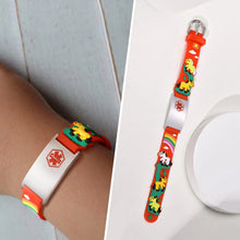 Customzied Personalized ID Bracelet for Little Girls Boys, Silicone Bracelet Adjustable, Engrave Quotes Inspirational Gift
