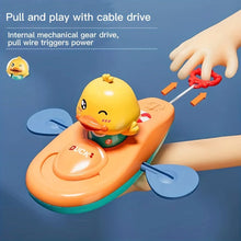1 Pc Little Yellow Duck Kayak Toy Swimming Pool Bathroom Toy 1 Pc