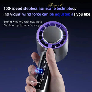 2025 New Semiconductor Refrigeration High-speed Handheld Electric Fan
