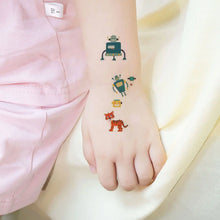 30pcs Temporary Tattoos for Children Unicorn Mermaid Car Fruit Cartoon