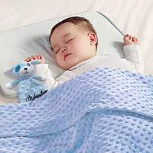 Personalized Newborn Baby Blanket with Name Custom Stroller Sleeping Dolls Animal Security Towel Gift Set for Baby Shower Gifts
