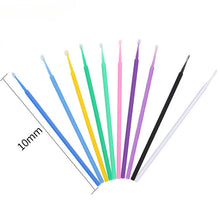 100Pcs Eyelash Cleaning Brush Lash Extension Micro Cotton Swab