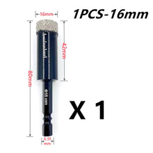 5-16mm Hexagonal Shank Brazed Dry Ceramic Tile Drill Bit Marble