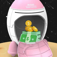 Cute Children Piggy Bank with Cartoon Sticker Multi-purpose Space