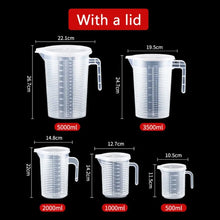1PC Clear Graduated Measuring Cup Scale Plastic Transparent Mixing Cup