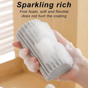 3Pcs/6Pcs Damp Clean Duster Sponge Home Car Wet Cleaning Sponge Duster