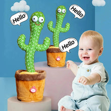 1pc Dancing Cactus Toy,Repeat Talking ,Song Speaker Wriggle Dancing