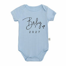 Pregnancy Reveal Baby Coming Soon 2027 Announcement Newborn Baby Bodysuit Romper Funny Boys Girls Outfits
