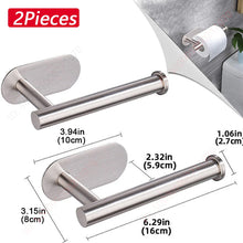1~2PCS Toilet Paper Rack Bathroom Paper Towel Holder Adhesive