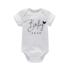Baby Coming Soon 2026 Announcement Newborn Baby Bodysuit Romper Funny Boys Girls Outfits Body Pregnancy Reveal Clothes