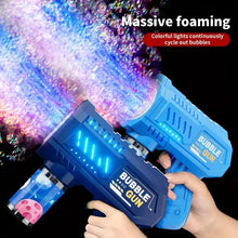 10 Holes Kids Bubble Gun Toys Rocket Soap Bubbles Machine Gun Shape