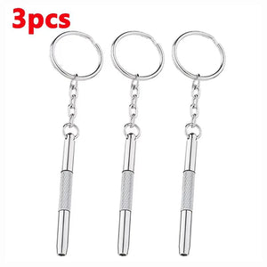 1/2/10pcs Mini 3 in1 Screwdriver Eyeglass Optical Eye Glasses Portable