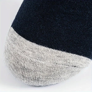 10/20/30pairs Men's Color Block Boat Socks, Fashion Breathable Comfy