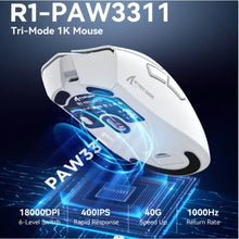Attack Shark R1 Wireless gamer mouse,PAW3311 1KHZ 18000dpi,Bluetooth