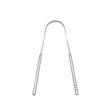 3 Colors Stainless Steel Tongue Scraper U-shaped Metal Fresh Breath