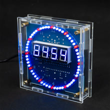 DIY Rotating Digital LED Display Module Alarm Electronic Digital Clock Kit 51 SCM Learning Board 5V DS1302