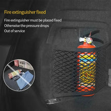 Car Back Rear Mesh Trunk Seat Elastic String Net Magic Sticker