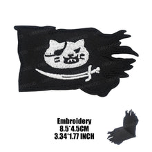 Pirate Flags Jolly Roger Black Beard Edward Teach Tactical Patch Hook & Loop Blackbeard Skull Heart Embroidered Badge Emblem