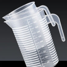 1PC Clear Graduated Measuring Cup Scale Plastic Transparent Mixing Cup