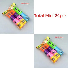 12/24pcs Rainbow Magic Springs Circle Toys Gradient Color Fingertip