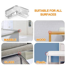4/10PCS Child Baby Safety Silicone Protector Table Soft Transparent
