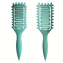 3 in 1 Curl Define Styling Brush Hollow Out Detangling Hair Brush