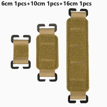 Tactical MOLLE Patch Panel Morale Patches Display Holder Tactical Accessory Molle Attachment Laser Cutting Loop