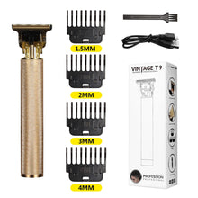 T9 LCD Electric Hairdresser Oil Shaving Head Electric Pusher Carving