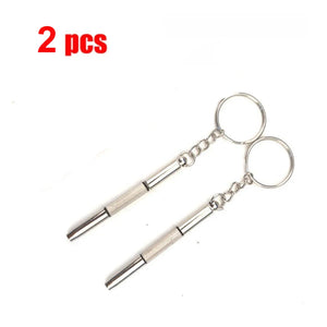 1/2/10pcs Mini 3 in1 Screwdriver Eyeglass Optical Eye Glasses Portable