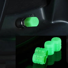 1-20PCS Luminous Car Tire Valve Cap Fluorescent Night Glowing Decor