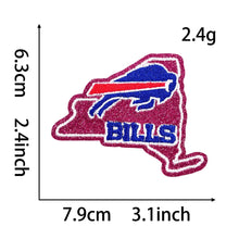 10pcs /set Mini Team Ironing Patch Rugby Football Grit Embroidered Fabric Badge Belle Clothes T-shirts Accessories DIY Decor