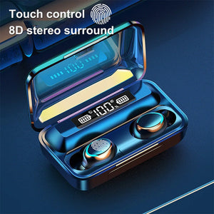 2023 F9 upgrade TWS Bluetooth Earphones Wireless Headphone 9D Stereo