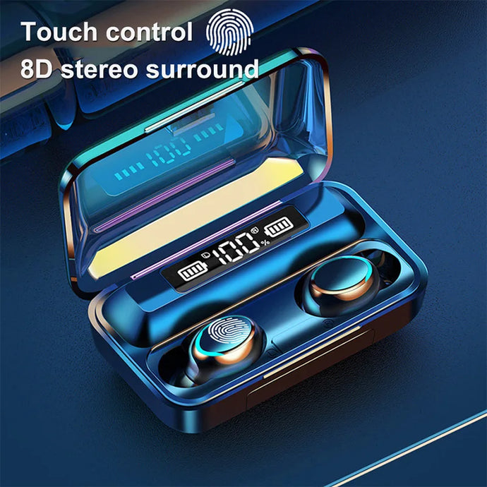 2023 F9 upgrade TWS Bluetooth Earphones Wireless Headphone 9D Stereo