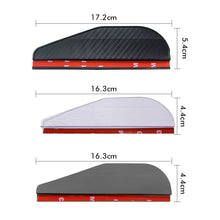 2PCS Car Rearview Mirror Rain Eyebrow Carbon Fiber Sun Visor Shade
