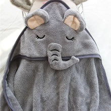 Baby Bath Towel Boy Girl Newborn with Hood Cartoon Animal Coral Fleece