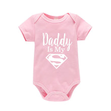 Baby Romper Newborn Baby Boys Girls Clothes Gold Daddy Is My Hero Funny Print Infant Baby Jumpsuit Cute Casual Baby Bodysuit
