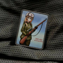 Manga Mosinka Tactical Patch with Morale Badge Military Army Armband Backpack Sticker Printed Hook and Loop Patches for Clothing