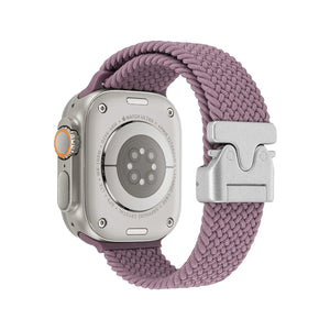 Braided Solo Loop Strap For Apple Watch band 44mm 45mm 46mm 40mm 41mm