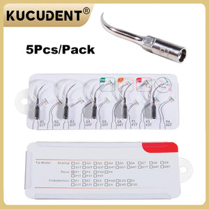 5Pcs/Pack Dental Scaler Tips Ultrasonic Scaler Tip Fit EMS Woodpecker