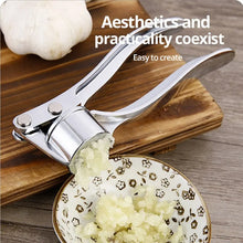 1pc Silvery Stainless Steel Garlic Masher Kitchen Vegetable Cooking