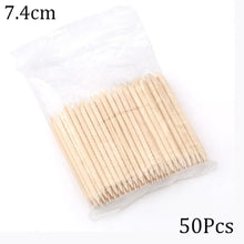 100/50pcs Nail Art Pusher Orange Wood Sticks Cuticle Pusher Remover
