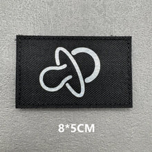 3D Tactical Patches IR Reflective Badge on Backpack Vest Clothing DIY Morale Tactical Badges Hook&Loop Laser Cut Supplies