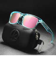 2025 Kdeam Polarized Sunglasses for Men Women Fashion Unisex Brand Trendy Outdoor Eyewear For Couple Mirror red lens