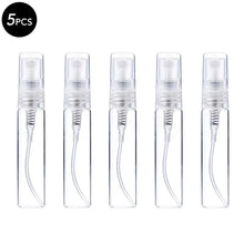 5/10Pcs 3ml 5ml 10ml Clear Mini Perfume Glass Bottle Empty Cosmetics