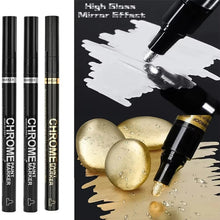 5/1pcs Chrome Pen Marker Mirror Waterproof Paint Repair For Rock