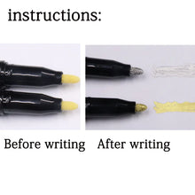1/2pcs Mirror Marker Pen DIY Reflective Paint Pens Mirror Markers