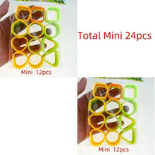 12/24pcs Rainbow Magic Springs Circle Toys Gradient Color Fingertip