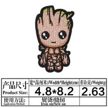 Marvel Spiderman Avengers Superhero  Embroidery Patch Clothing Thermoadhesive Patches on Clothes DIY Garment Jacket Accessories